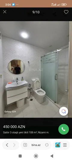 Satılır 3 otaqlı Mənzil 112 m² Nəsimi r. Nizami m. – şəkil 7