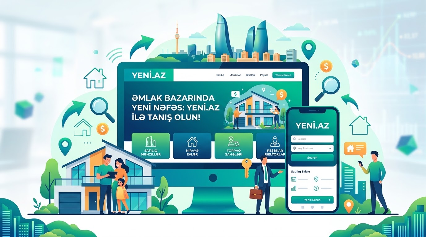 Ev Alarkən və Satarkən Vaxt İtirməyin: Yeni.az Sizə Nə Vəd Edir?