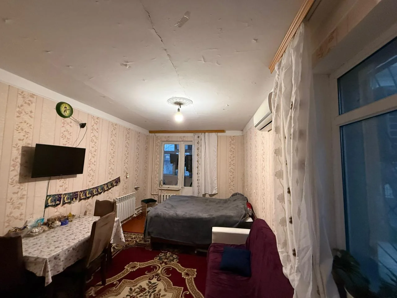 Satılır 2 otaqlı Mənzil 42 m² Yasamal r. İnşaatçılar m. – şəkil 1