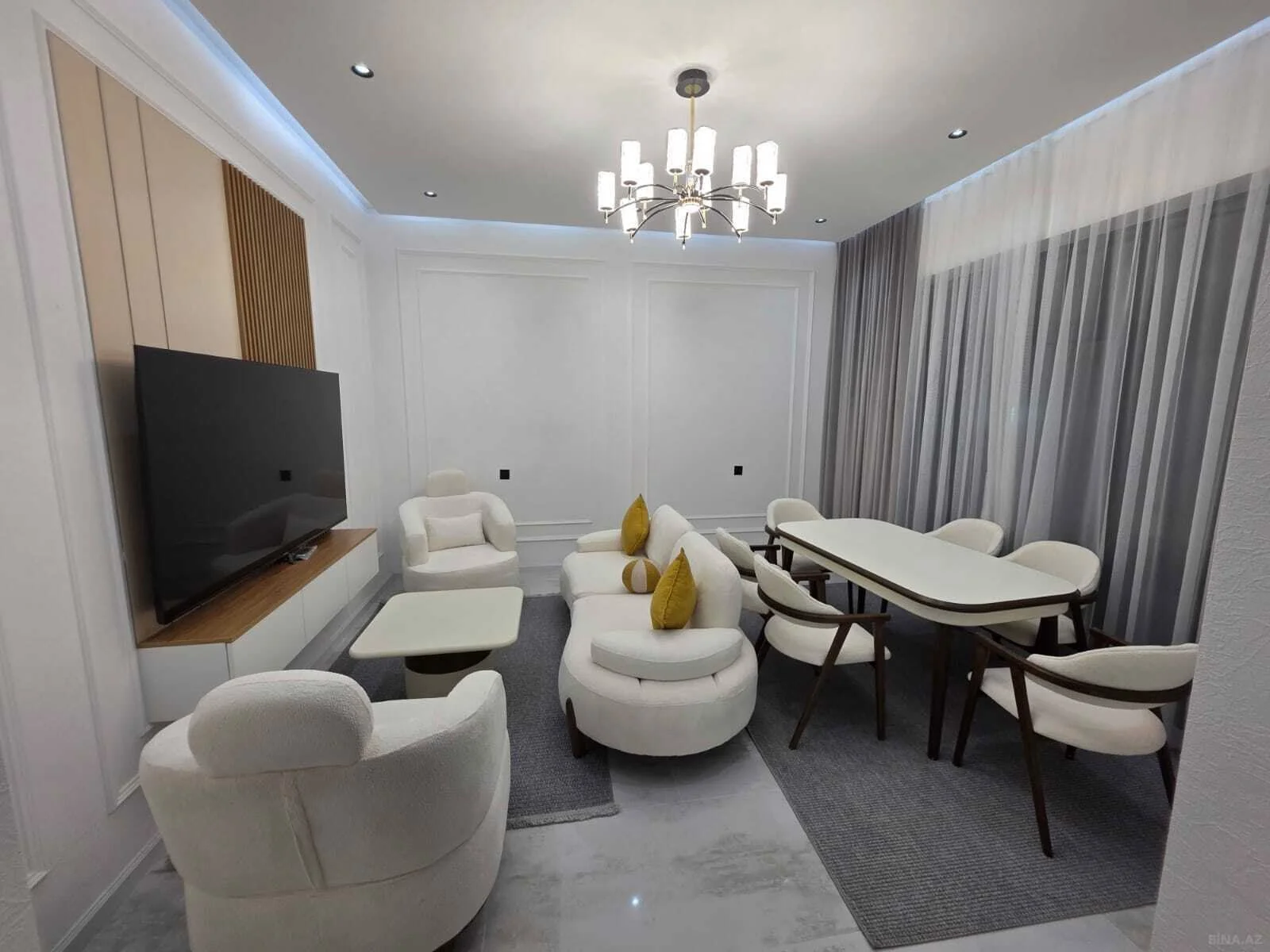 Kirayə 4 otaqlı Həyət evi / Bağ evi 150 m² Xəzər r. Mərdəkan q. – şəkil 1