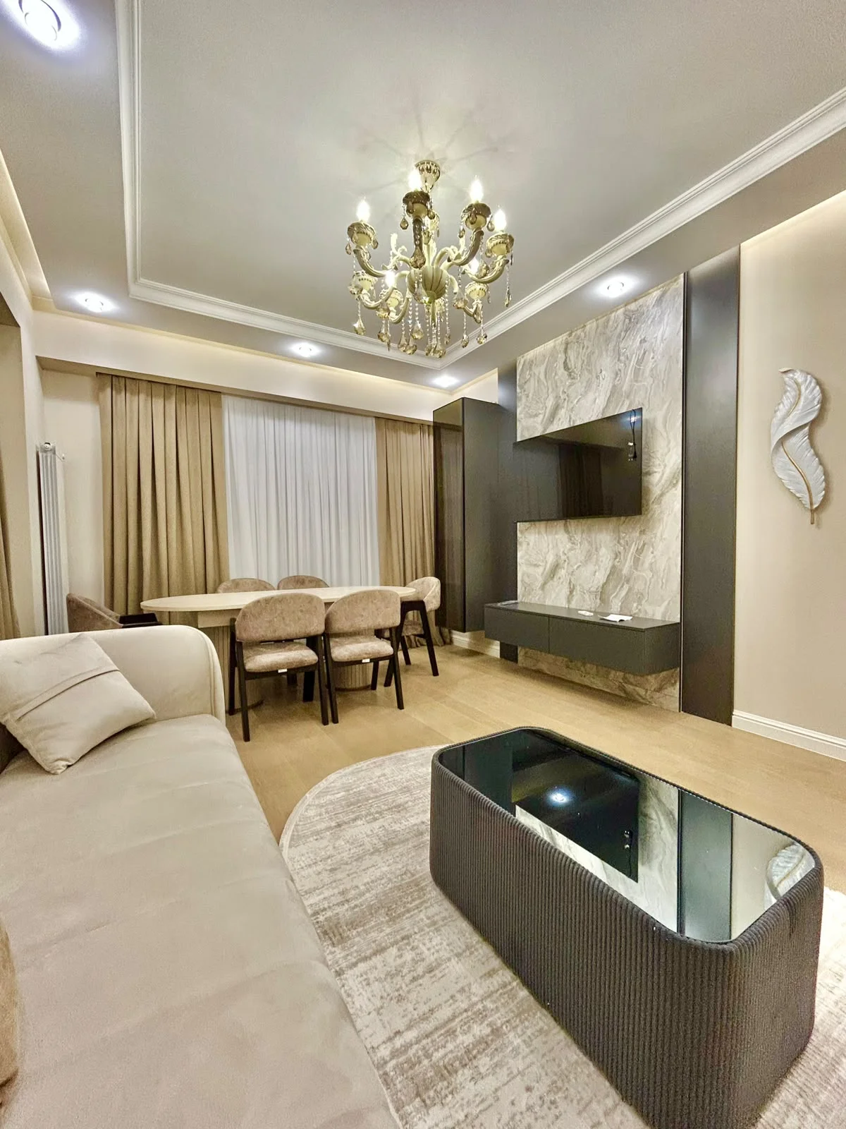Kirayə 3 otaqlı Mənzil 90 m² Nərimanov r. Nərimanov m. – şəkil 1