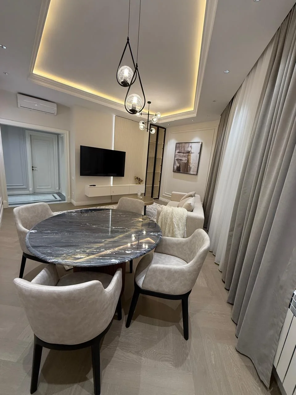 Kirayə 2 otaqlı Mənzil 90 m² Xətai r. Ağ şəhər q. – şəkil 12