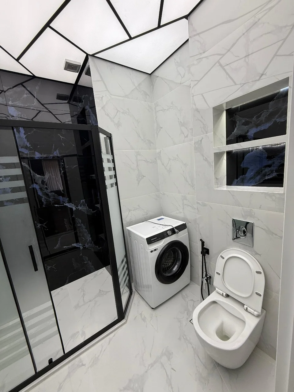 Kirayə 4 otaqlı Mənzil 130 m² Xətai r. Ağ şəhər q. – şəkil 15