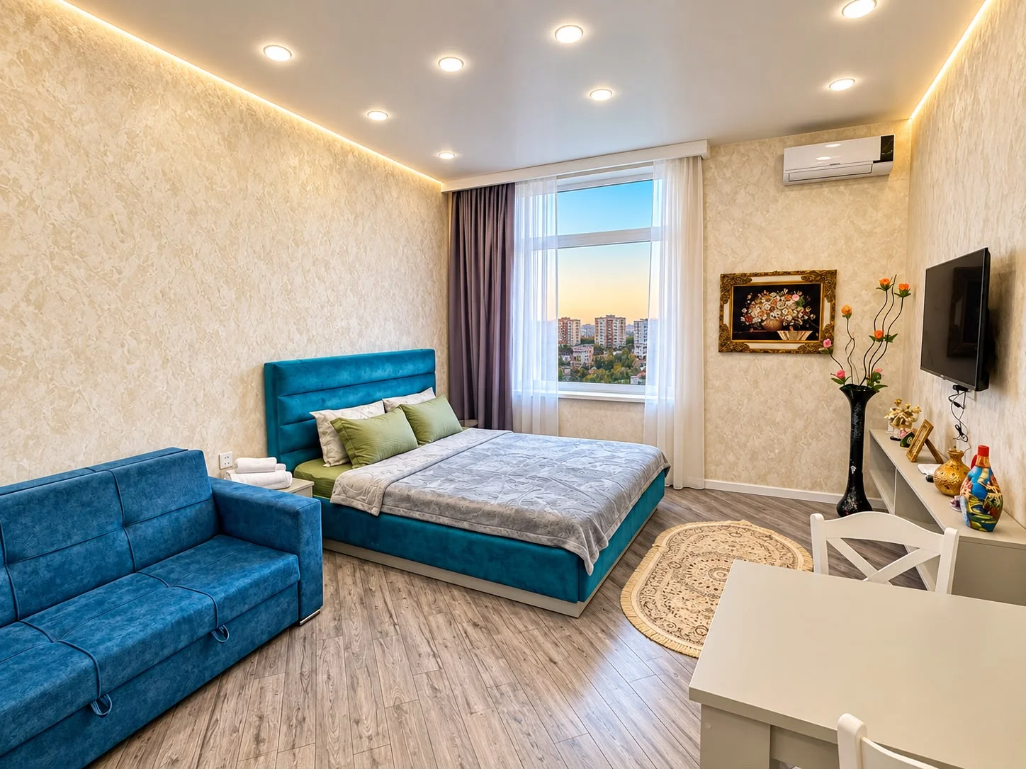 Kirayə 1 otaqlı Mənzil 45 m² Nərimanov r. Gənclik m. – şəkil 2