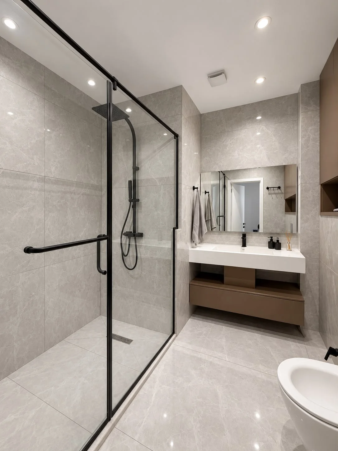 Kirayə 3 otaqlı Mənzil 140 m² Xətai r. Ağ şəhər q. – şəkil 15
