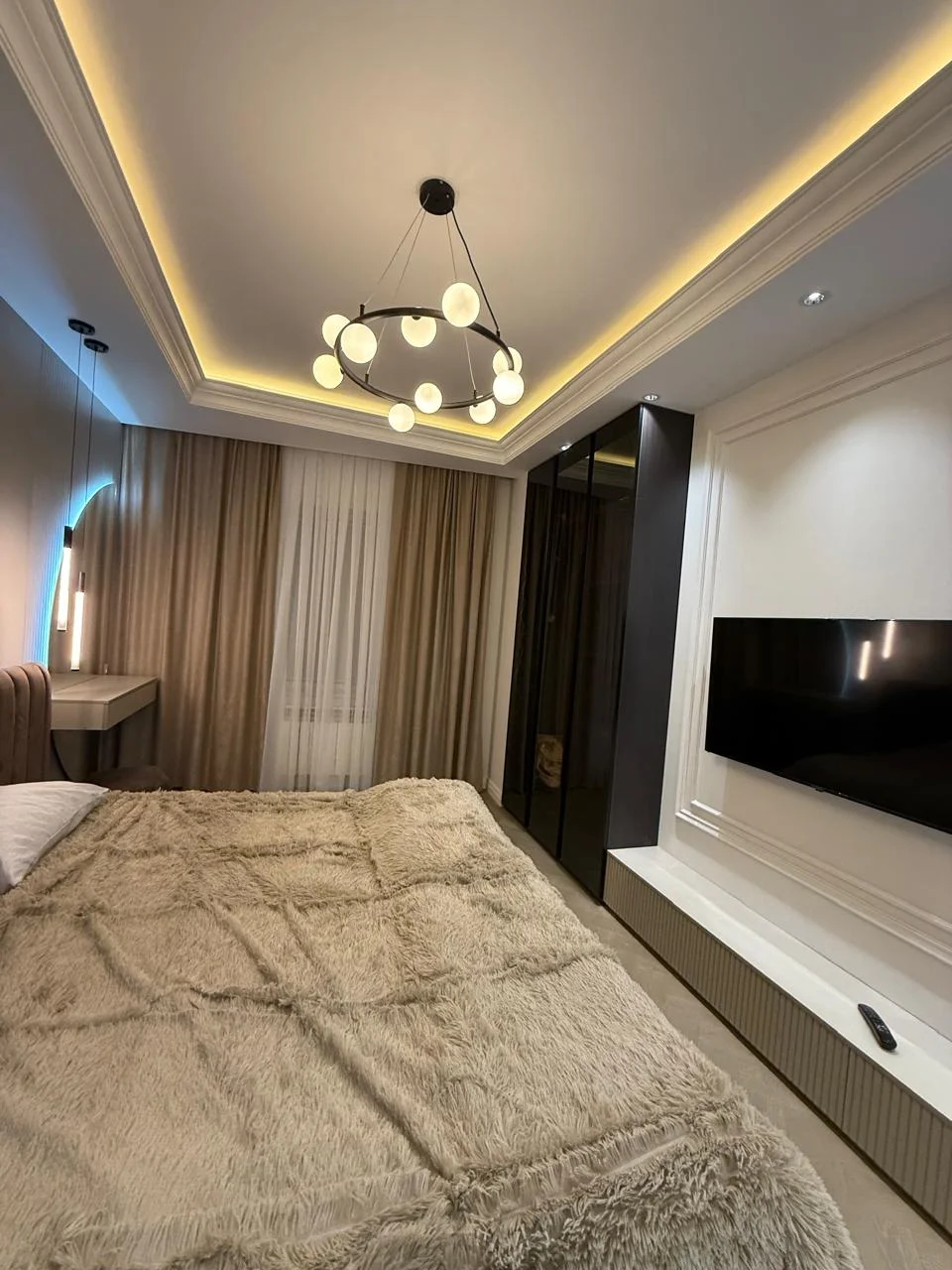 Kirayə 2 otaqlı Mənzil 90 m² Xətai r. Ağ şəhər q. – şəkil 18