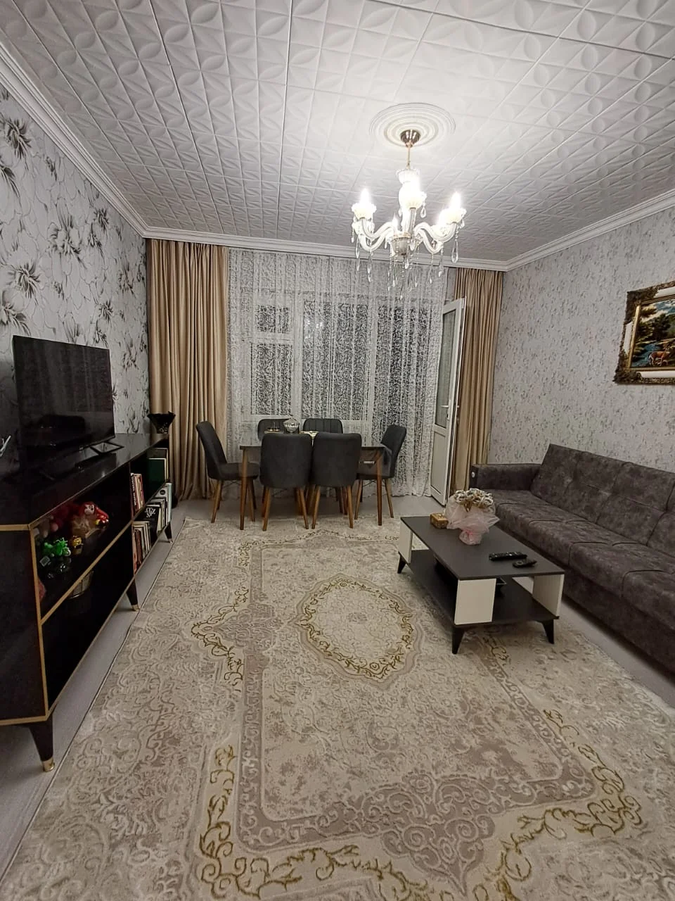 Kirayə 3 otaqlı Mənzil 100 m² Nəsimi r. 8 Noyabr m. – şəkil 1