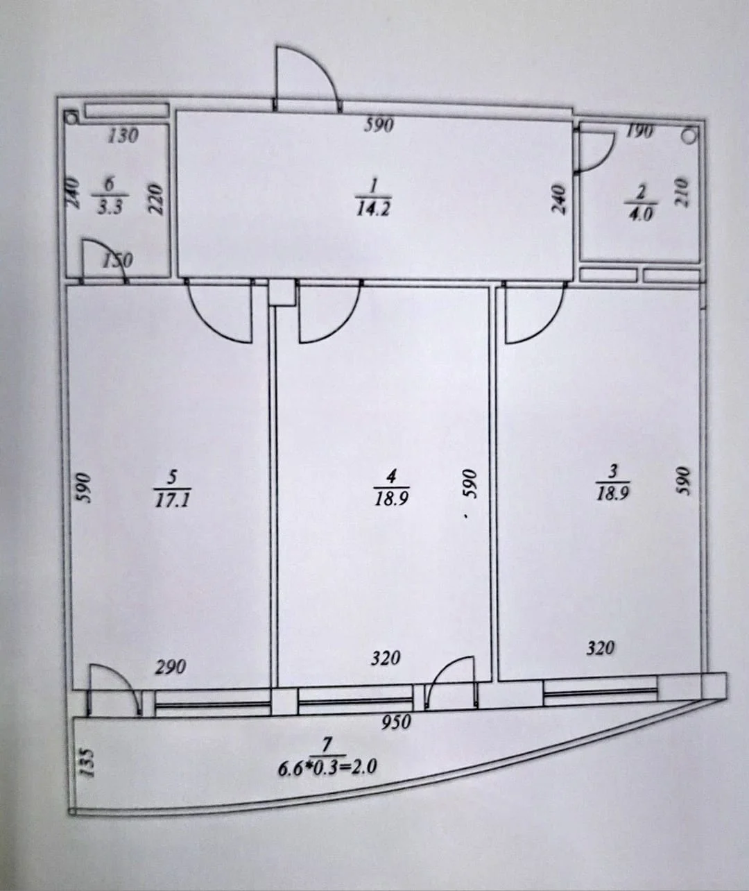 Satılır 2 otaqlı Mənzil 84 m² Yasamal r. İnşaatçılar m. – şəkil 8