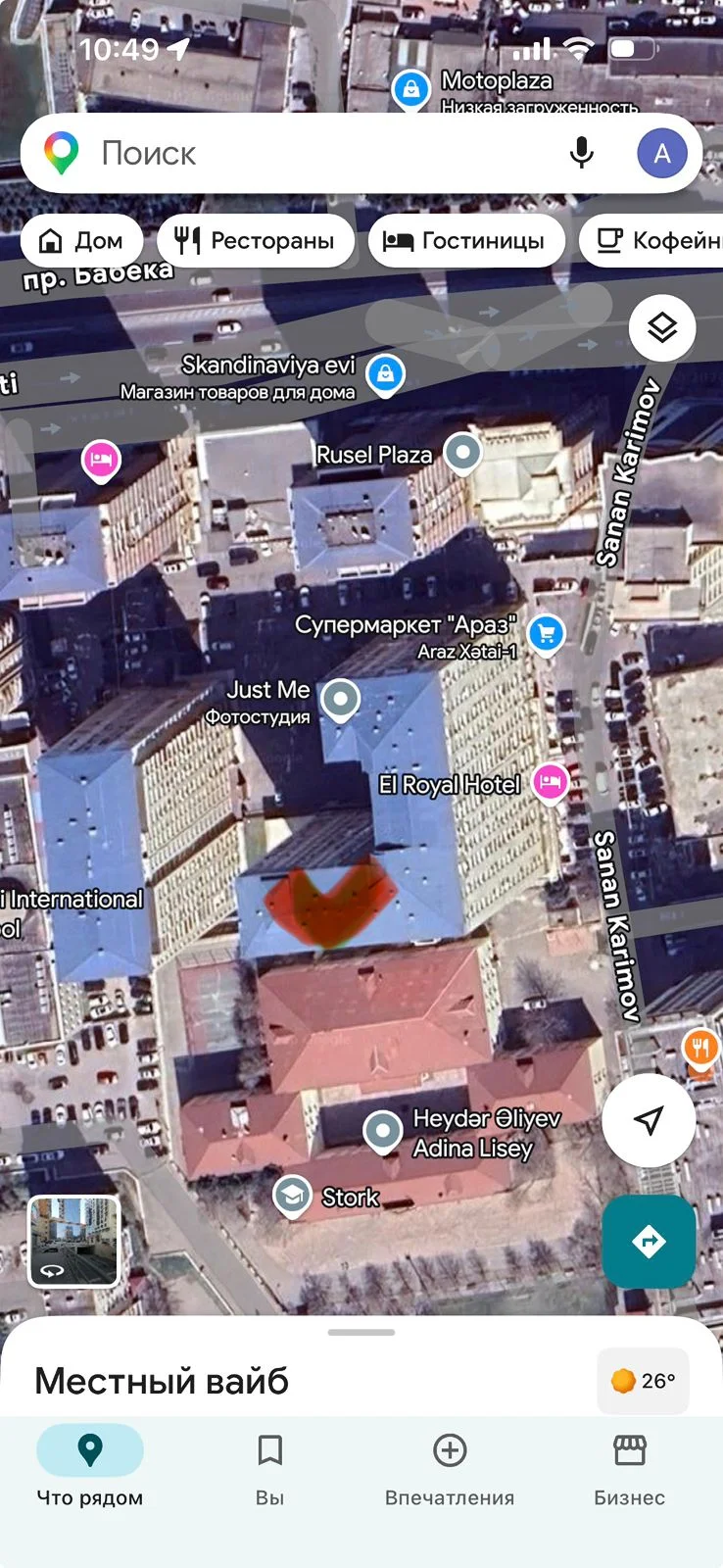 Kirayə 2 otaqlı Mənzil 85 m² Xətai r.