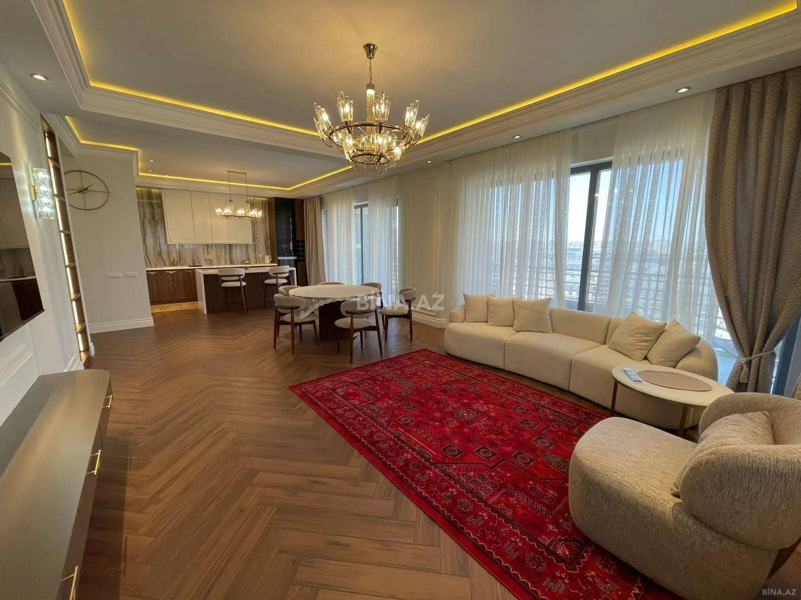 For rent 3-room Apartment 157 m² Xətai dist. Ağ şəhər settl. – şəkil 1
