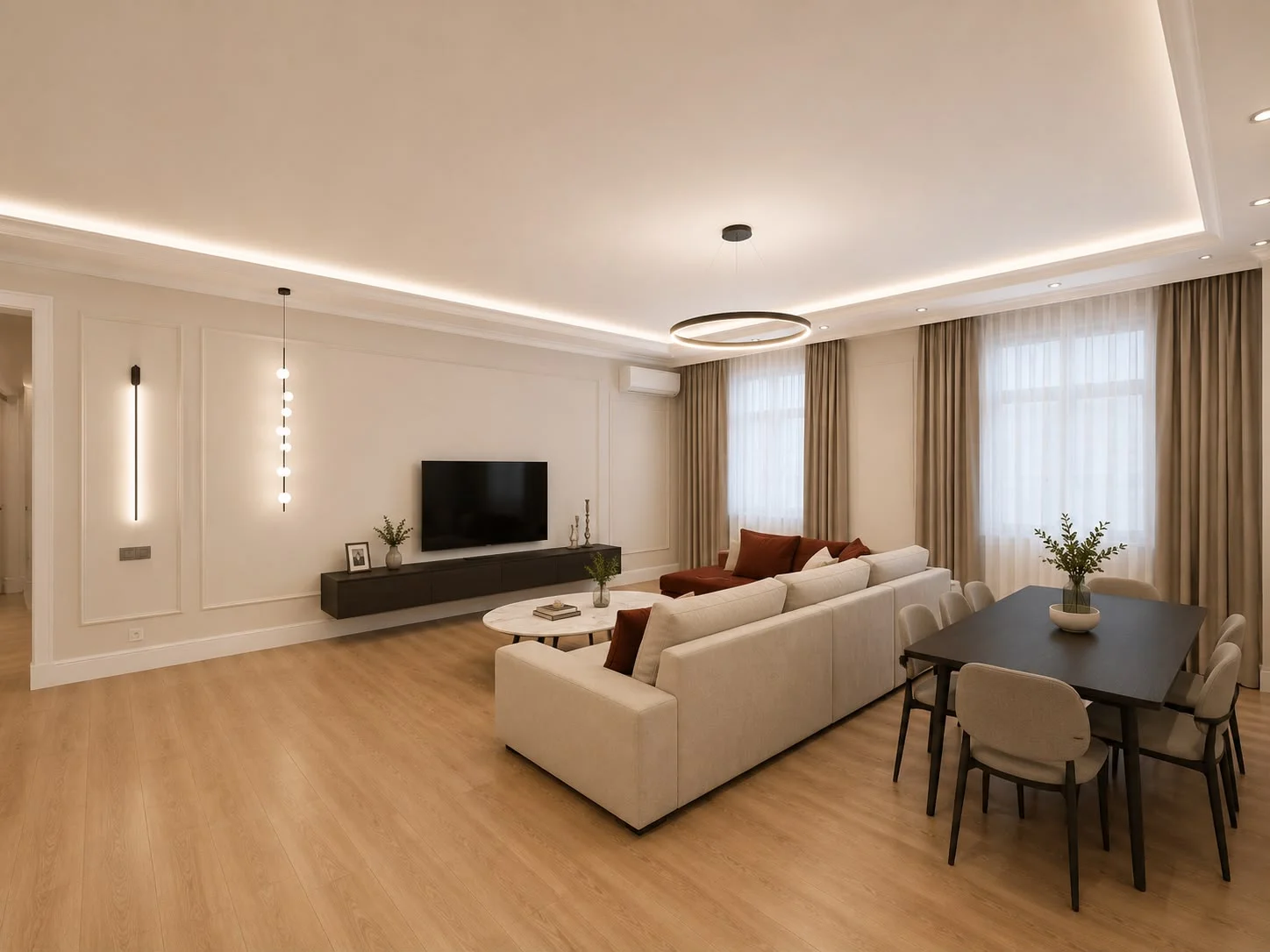 Kiralık 3 odalı Daire 150 m² Nəsimi ilçesi Nizami metro – şəkil 2