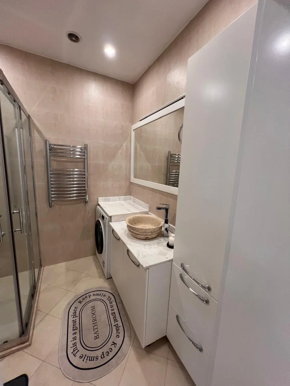 Kirayə 3 otaqlı Mənzil 100 m² Yasamal r. İnşaatçılar m. – şəkil 15