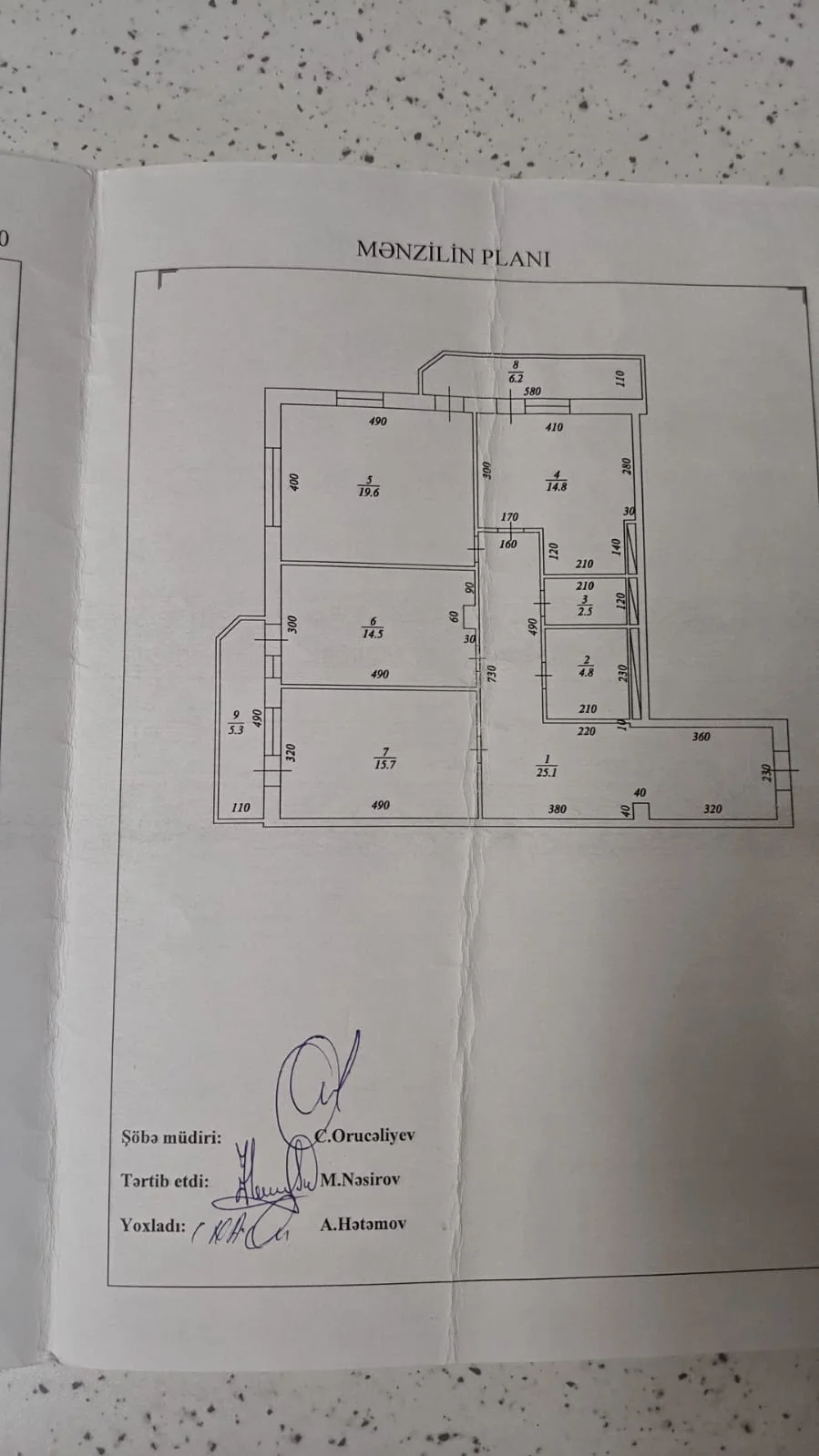 Ukrayna dairəsində 3 otaq mənzil