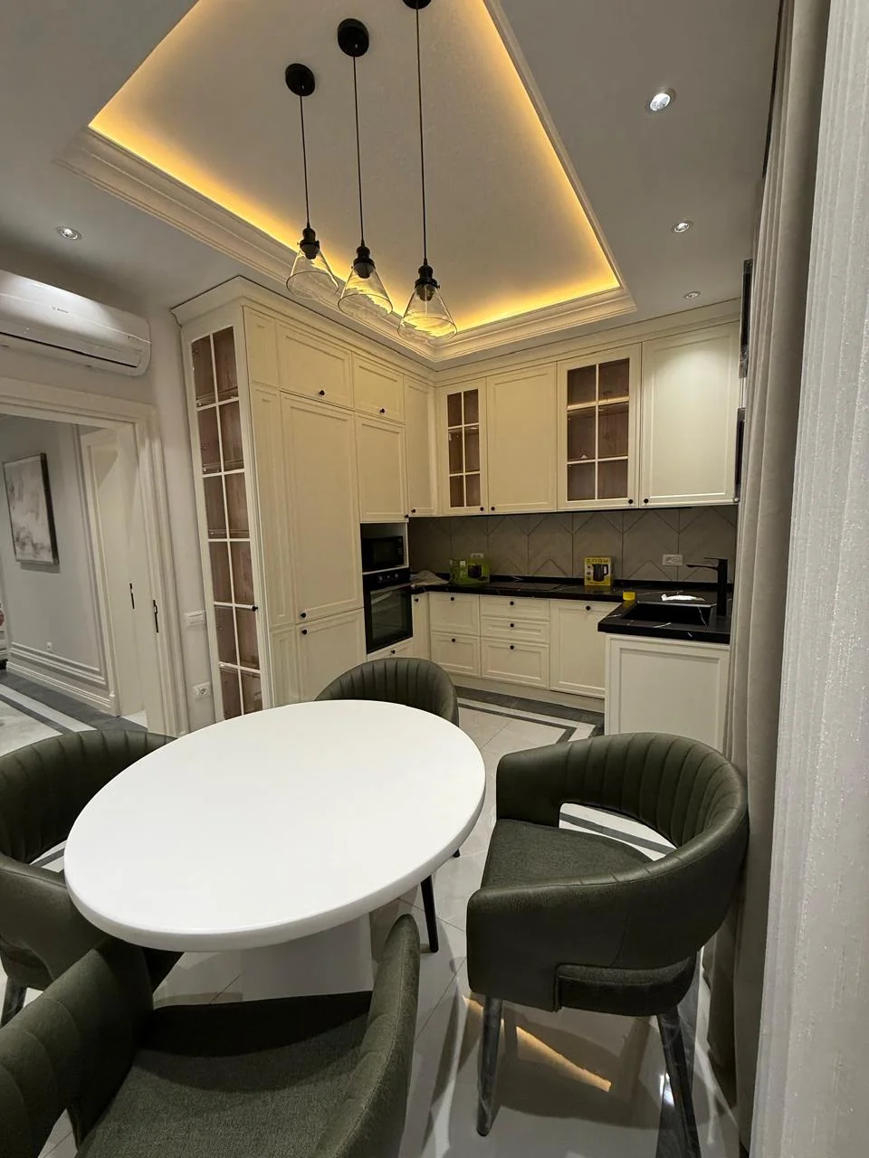 Kirayə 2 otaqlı Mənzil 90 m² Xətai r. Ağ şəhər q. – şəkil 9