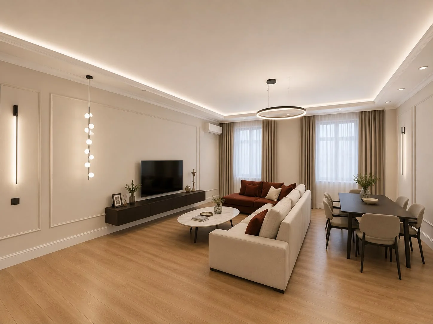 Kiralık 3 odalı Daire 150 m² Nəsimi ilçesi Nizami metro – şəkil 3