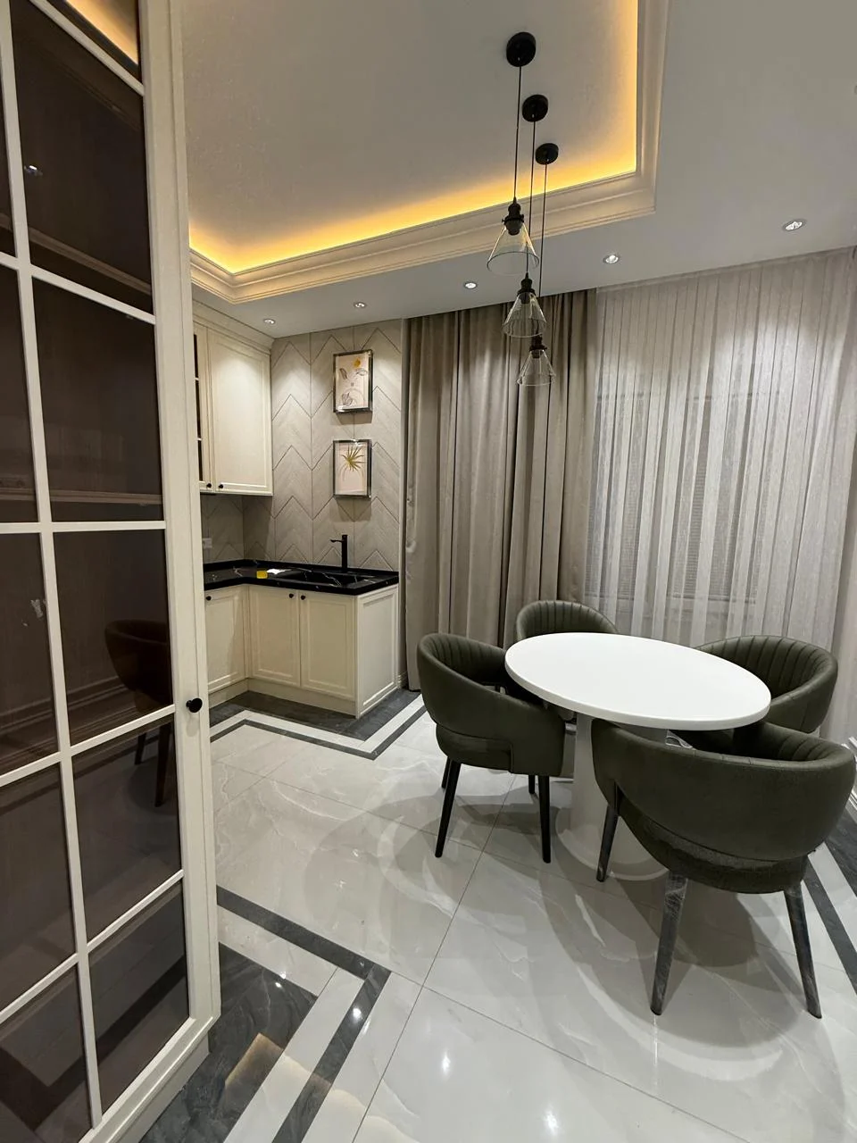 Kirayə 2 otaqlı Mənzil 90 m² Xətai r. Ağ şəhər q. – şəkil 10