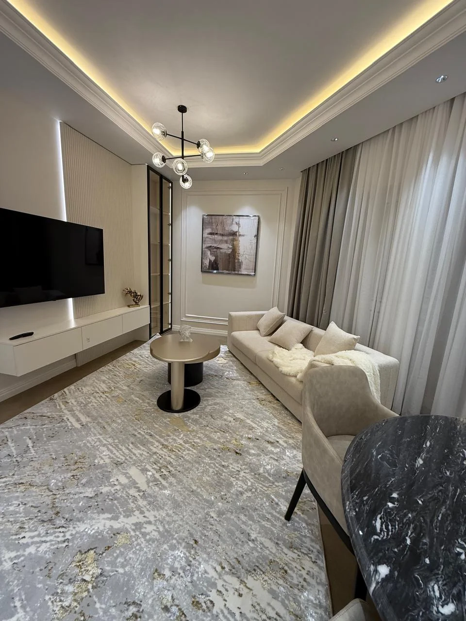 Kirayə 2 otaqlı Mənzil 90 m² Xətai r. Ağ şəhər q. – şəkil 3