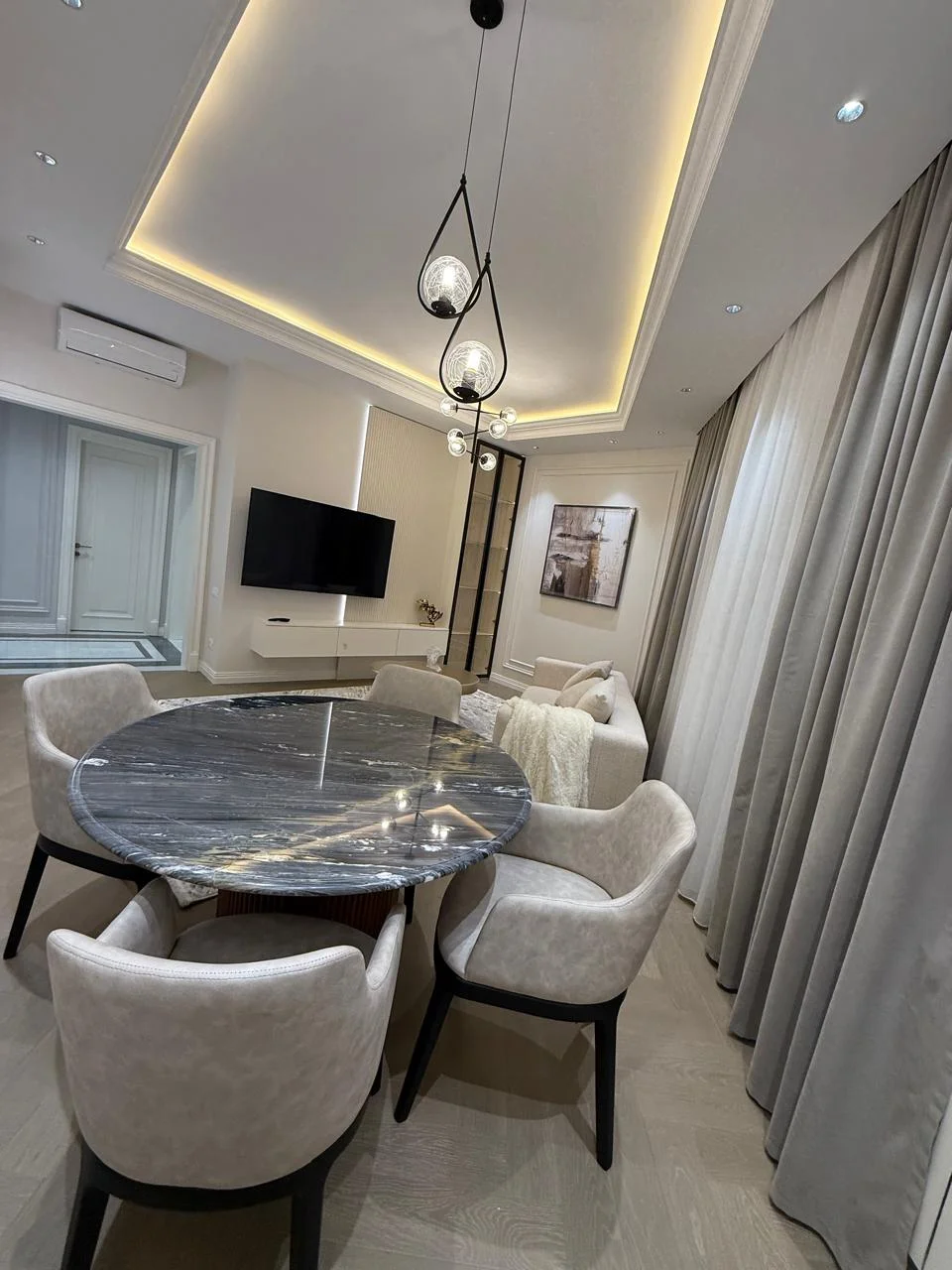 Kirayə 2 otaqlı Mənzil 90 m² Xətai r. Ağ şəhər q. – şəkil 15